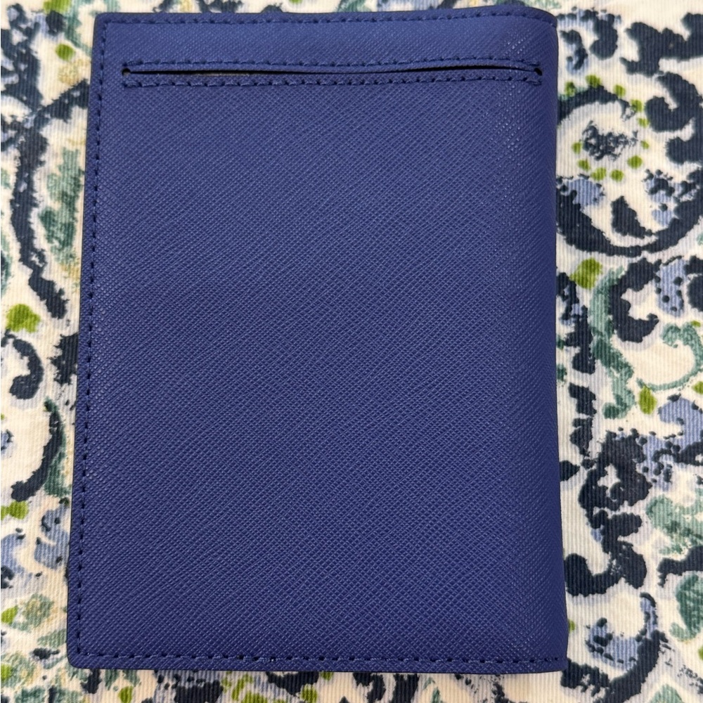 KATE SPADE Passport Holder NWT! Rare Blue Leather! FANTASTIC GIFT! - Picture 6 of 16